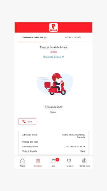 Papico Delivery - Android and iOS Mobile Application for food delivery
